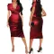 Sexy fashion slim V-neck dress