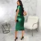 Sexy fashion slim V-neck dress