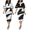 Sexy fashion digital print dress