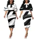Sexy fashion digital print dress