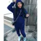 Large printed casual fashion sweater two-piece set