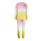 Casual fashion gradient color two-piece hood