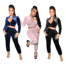 Long sleeved trousers casual sports two-piece set