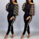 Large sexy print suit