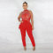 Sexy hot drill strap jumpsuit