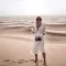 Loose V-neck dress