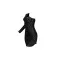 Fashion milk screen yarn hot drill hip bag dress