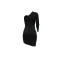 Fashion milk screen yarn hot drill hip bag dress