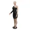 Fashion milk screen yarn hot drill hip bag dress