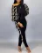 Popular new fashion print 2-piece suit