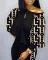 Popular new fashion print 2-piece suit