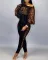 Popular new fashion print 2-piece suit