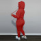 Hooded sweater trousers casual sports suit