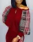Popular new fashion print 2-piece suit