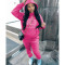 Large printed casual fashion sweater two-piece set