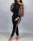 Popular new fashion print 2-piece suit