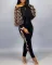 Popular new fashion print 2-piece suit