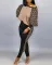 Popular new fashion print 2-piece suit
