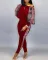 Popular new fashion print 2-piece suit