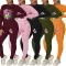 Large printed personalized casual two-piece set