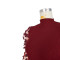 3D Petal Mesh Sleeves Pit Strip Cloth One piece Neck Dress