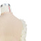 3D Petal Mesh Sleeves Pit Strip Cloth One piece Neck Dress