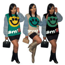 enim splicing+women's knitting sweater