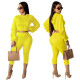Hooded long sleeved trousers suit
