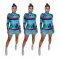 New sexy fashion dress graffiti print dress