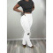 Tight elastic micro flare stack pants