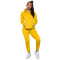 Two piece hoodie sports suit
