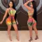 Sexy suspender backless women's one-piece suit