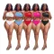 Beach Sexy Solid Holiday Bikini