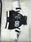 Single breasted lettered baseball jersey sports top