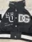 Single breasted lettered baseball jersey sports top