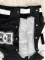 Single breasted lettered baseball jersey sports top