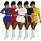 Two piece sexy sports short sleeve shorts