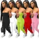 Chest Wrapping Pants Casual Set