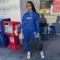 Fashion casual printed sports suit