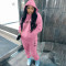 Plush and thick hooded casual sports suit