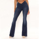Stretch jeans flare pants