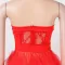 Mesh lace wrap dress