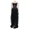 Mesh lace wrap dress