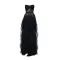 Mesh lace wrap dress