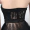 Mesh lace wrap dress