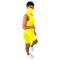 Top one-piece vest shorts sports suit