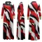 Sexy and fashionable digital printing round neck middle sleeve dress