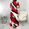 Sexy and fashionable digital printing round neck middle sleeve dress
