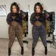 Oversized hot diamond pants