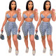Stretch jeans personalized zipper suit